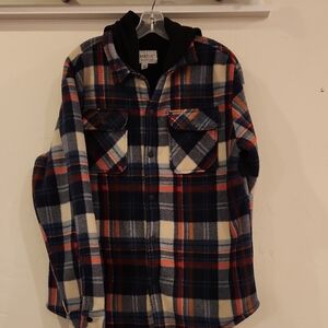 Matix Plaid Flannel Jacket